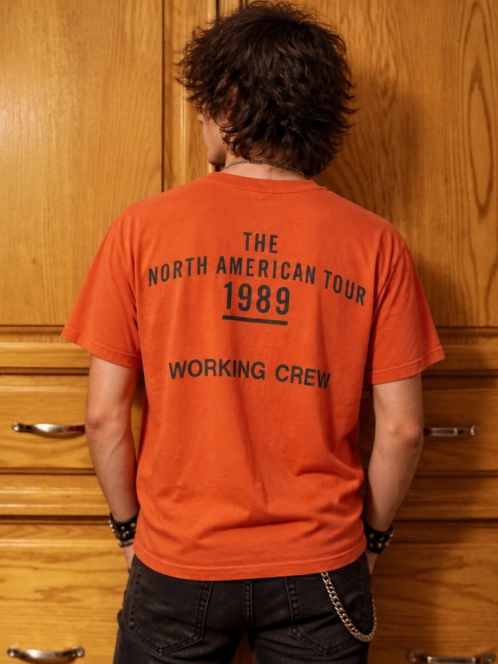 Cool Vintage, The Rolling Stones Steel Wheels Tour Working Crew T-Shirt XL 1989 - Picture 14 of 16